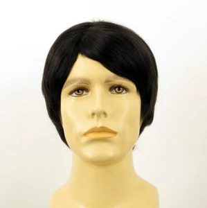 Short Wig For Men Natural Hair black Ref GUY 1B - Imagen 1 de 8
