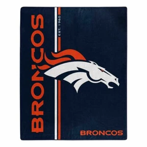 The Northwest NFL Denver Broncos 50x60 Royal Plush Raschel Blanket Restructure - Picture 1 of 2