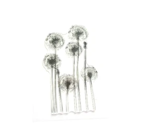 Clear Stamps klare Stempel Pusteblume Löwenzahn Feldblume Silikonstempel   - Bild 1 von 4