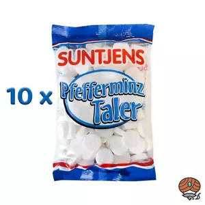 10x Suntjens Pfefferminz Taler à 310 g Beutel-Pastillen mit Pfefferminzgeschmack - Bild 1 von 1