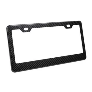 Carbon Fiber License Plate Frame Forged Carbon Fiber Gloss Finish - Picture 1 of 4