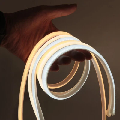 COB STRISCIA STRIP FLEX LED BOBINA NEON 220v FLESSIBILE TUBO ESTERNO 1m a 20m - Immagine 1 di 4