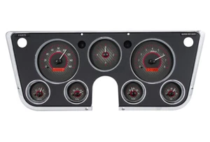 Dakota Digital 67-72 Chevy GMC Pickup C10 VHX Gauges VHX-67C-PA-C-R CARBON/RED - Bild 1 von 5
