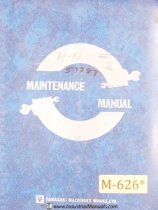 Yamazaki Mazak H-12, Micro Center Maintenance Manual - Picture 1 of 9