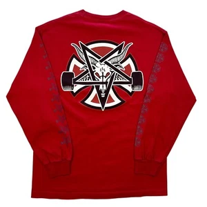 Thrasher Magazine Independent Trucks Collab Shirt Size Medium Long Sleeve Skater - Picture 1 of 6