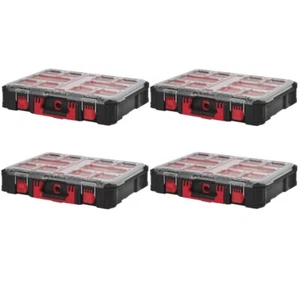 Milwaukee PACKOUT Organiser Case 4 Piece Heavy-Duty Durable Storage BUNDLE NEW - Picture 1 of 5