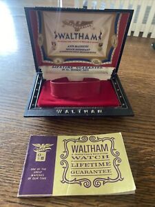 Vintage Waltham Centennial Watch Box ONLY