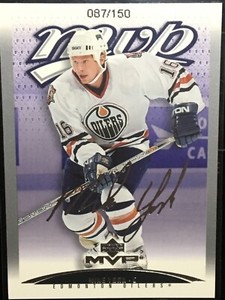 2003-04 Upper Deck MVP silver script 087/150 Mike York 
