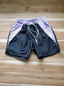 DANIEL PATRICK B-BALL MESH GYM SHORT / Black Purple - Picture 1 of 10