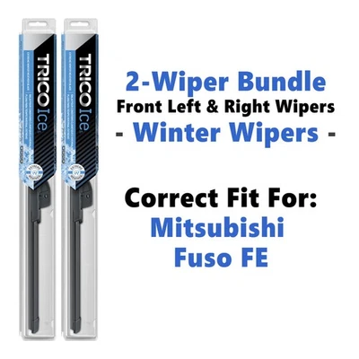 Limpiaparabrisas INVIERNO 2pk Super-Premium ajuste 1987-1995 Mitsubishi Fuso FE - 35190x2 Foto 1 de 4