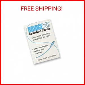 Bridge Aid Threaders - Pack of 50 - 5 Packs of 10 - Dental Floss Threader - Picture 1 of 1