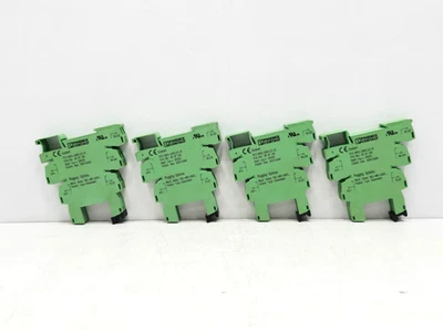 PLC-BSC- 24DC/21 - RELAY BASE PHOENIX CONTACT LOT OF 4 - Image 1 of 4