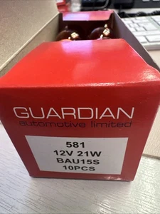 581 12v 21w BAU15s Pack de 10 Bombillas Guardian - Imagen 1 de 2