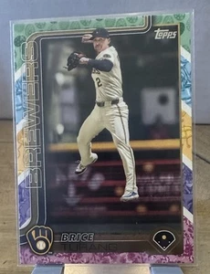 Brice Turang ~ 2025 Topps ~ Frontera de vacaciones de Pascua #45 - Imagen 1 de 2
