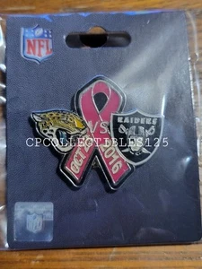 Jacksonville Jaguars VS Oakland (Las Vegas) Raiders Game day Pin 10/23/2016 NEW - Picture 1 of 1