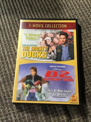 THE MIGHTY DUCKS/ D2: THE MIGHTY DUCKS 2-DISC DISNEY DVD SET OOP EMILIO ESTEVEZ Foto 1 de 4
