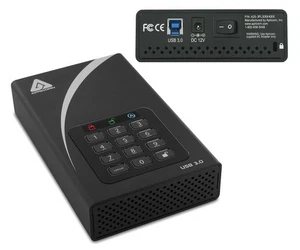 Apricorn Aegis Padlock DT 6 TB External Hard Drive - USB 3.0 - 8 MB Buffer - Picture 1 of 1