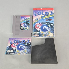 Adventures of Lolo 3 NES Nintendo 1991 CIB Box Manual Authentic Original