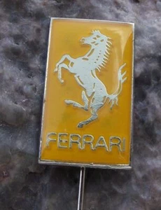 Antique Ferrari Italian Luxury Performance Sports Car Horse Logo Pin Badge - Picture 1 of 3