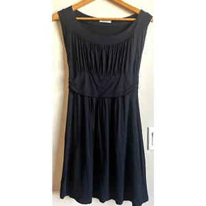Gilli ruched little black dress size medium - perfect staple! - Picture 1 of 7