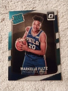 2017-18 Markelle Fultz Donruss Optic NBA tarjeta de novato radiocontrol #200 76ers Magic UW - Imagen 1 de 2