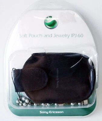 AUTÉNTICA BOLSA SUAVE Y ESTUCHE JOYERO SONY ERICSSON IPJ-60 ¡NUEVA SELLADA! Foto 1 de 4