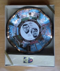 JOHN & ROBERT KENNEDY PLATE ASHTRAY - NIB - Picture 1 of 5