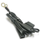 2-Pin SAE Motorcycle Battery Charging Cable With Inline 7.5 Amp Fuse