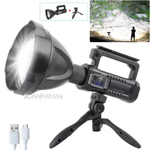 Super Hell LED Handscheinwerfer 10000000LM Camping Suchscheinwerfer Taschenlampe - Bild 1 von 12