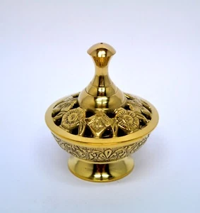 Messing Handarbeit кадильница латунная ручная работа профессионала 8 cm - Picture 1 of 1