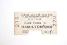 Railway Ticket LMS Rock Ferry to Hamilton Square Child 1st