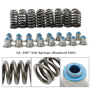 LS6 .550" Lift Beehive Valve Springs Kit w/ Valve Stem Seals - Picture 1 of 14