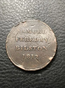 1812 One Penny by Samuel Fereday Bilston - Great Britain Trade Token #1812-BILST - Picture 1 of 6