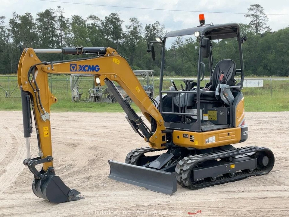 2022 Xcmg XE27U Hydraulic Mini Excavator Blade Backhoe Aux Hyd bidadoo -New