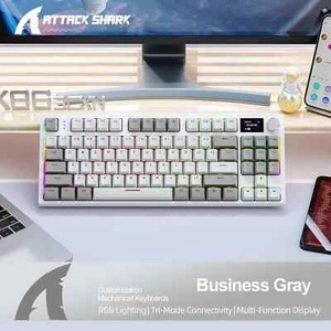 K86 Wireless Hot-Swappable Mechanical Keyboard Bluetooth With Display Screen - Picture 1 of 21