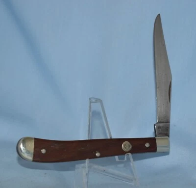 RARO CUCHILLO TRAMPERO ALEMÁN BOKER MADERA SLIMLINE "¡BONITO!! SIN ESTUCHE/CAJA Foto 1 de 4