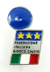 Italy Football Federation Federazione Italiana Giuoco Calcio Official Pin Badge - Picture 1 of 5