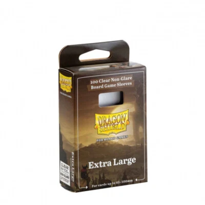 DS Protège-Cartes De Jeu Transparent/Anti-Éblouissement - Très Grand (100) - Photo 1/4