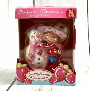 2005 Scented Strawberry Shortcake Snowman Ornament American Greetings New 0141 - Picture 1 of 6