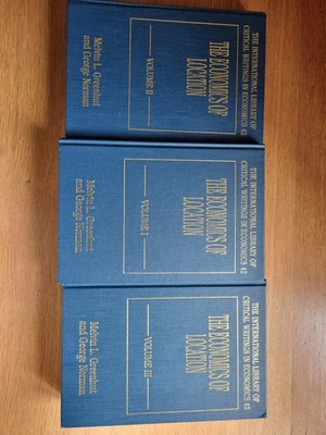 economist of location vol I-II-III di Greenhut e Norman  - Immagine 1 di 3