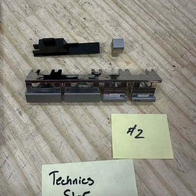Tocadiscos Technics SL-5 parte completa salida: botones parada de reproducción potencia Foto 1 de 4