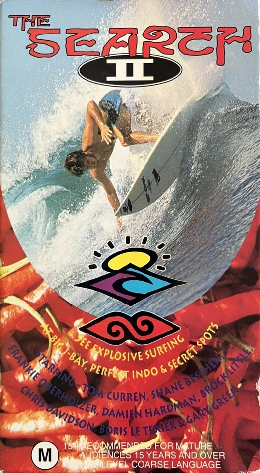 The Search II  VHS  Surfing  Tom Curran  Damien Hardman  Sonny Miller — 第 1/4 张图片