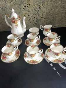 Royal Albert Old Country Rose Kaffeeservice - Bild 1 von 6