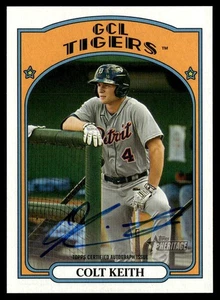 2021 Topps Heritage Minor League Real One Auto Colt Keith #ROA-CK A - Picture 1 of 2
