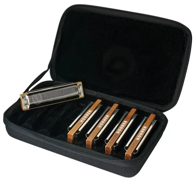 Armónica Hohner Marine Band - Paquete de 5 con estuche Foto 1 de 4