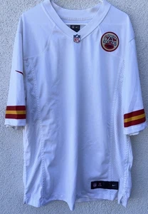 Maglia bianca Nike On Field Kansas City Chiefs Away con patch XL NUOVA SENZA ETICHETTE PREZZO AL PUBBLICO $95 - Foto 1 di 8