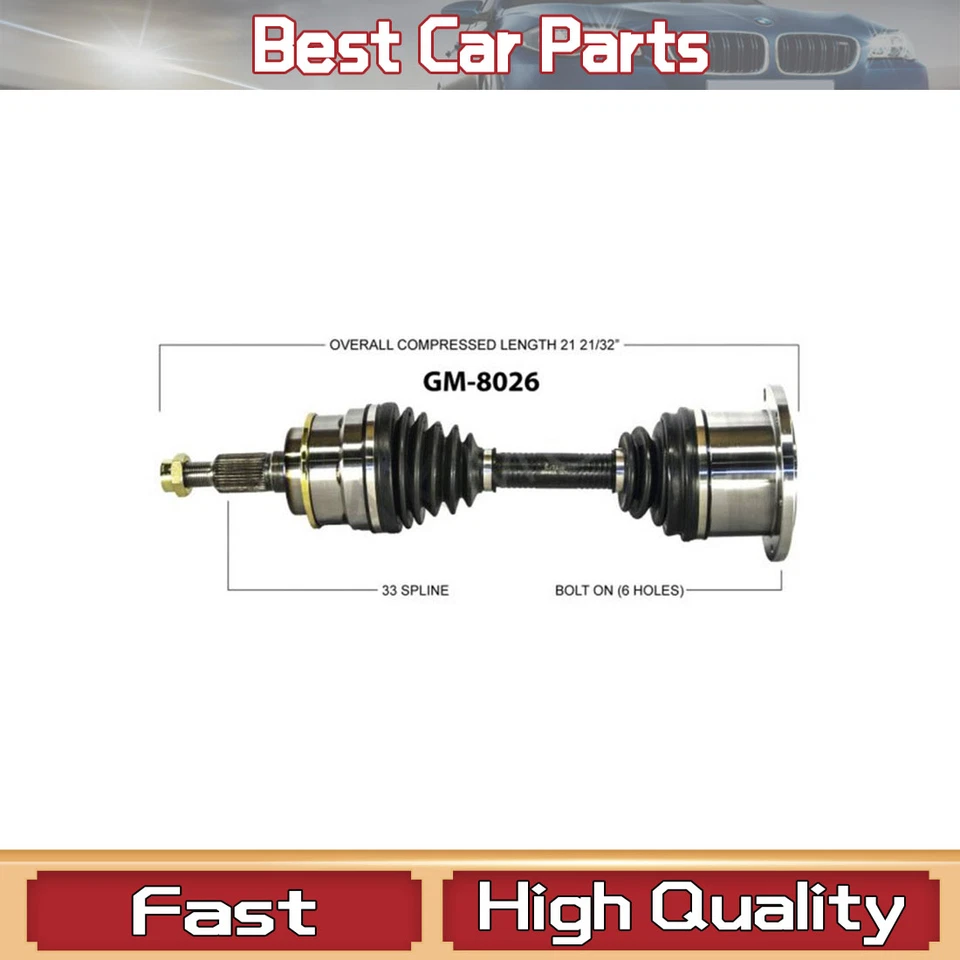 Eixo dianteiro esquerdo ou direito CV junta eixo para Chevy Silverado GMC Sierra_LS - Imagem 1 de 4