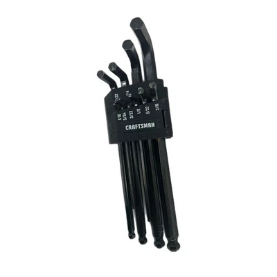 CRAFTSMAN Ball End Hex Key Set, SAE/Metric 10 Piece (CMHT26009) - Image 1 of 4