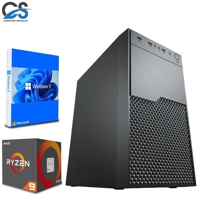 Ryzen 9 7900 Ufficio PC Computer Desktop 64GB DDR5 RAM 2TB Nvme SSD Win 11 - Immagine 1 di 4
