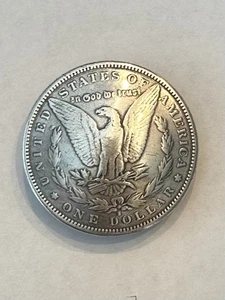Morgan Head Eagle Dollar Screwback Replica Concho/Button - Picture 1 of 4